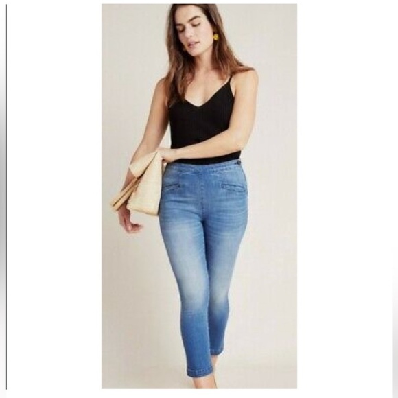 Pilcro and the Letterpress by Anthropologie Size 28 High Rise Denim Leggings - Picture 9 of 11